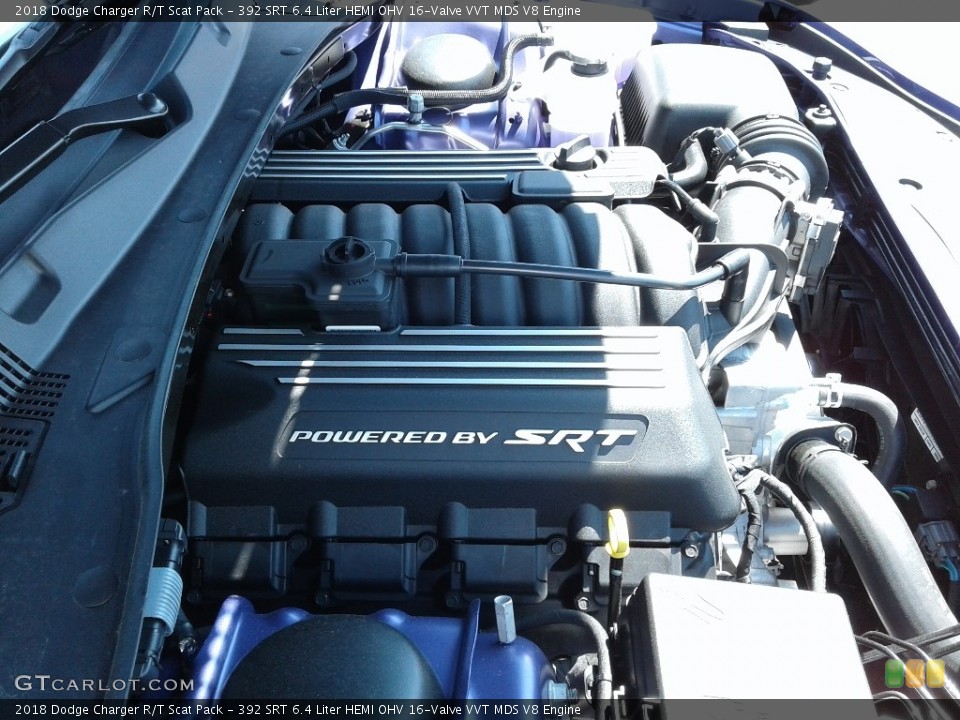 392 SRT 6.4 Liter HEMI OHV 16-Valve VVT MDS V8 Engine for the 2018 Dodge Charger #126733779