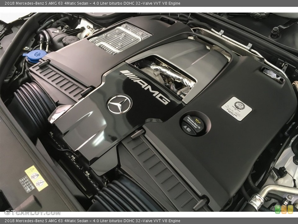 4.0 Liter biturbo DOHC 32-Valve VVT V8 Engine for the 2018 Mercedes-Benz S #126840824