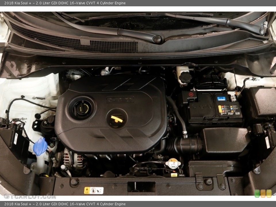 2.0 Liter GDI DOHC 16-Valve CVVT 4 Cylinder 2018 Kia Soul Engine