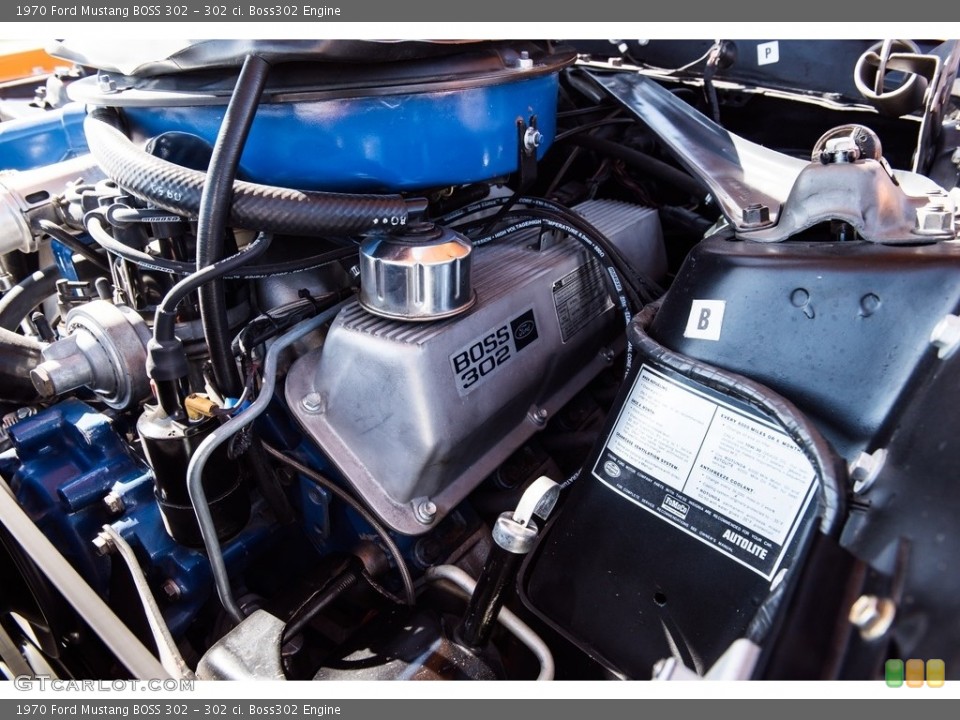 302 ci. Boss302 Engine for the 1970 Ford Mustang #126968486