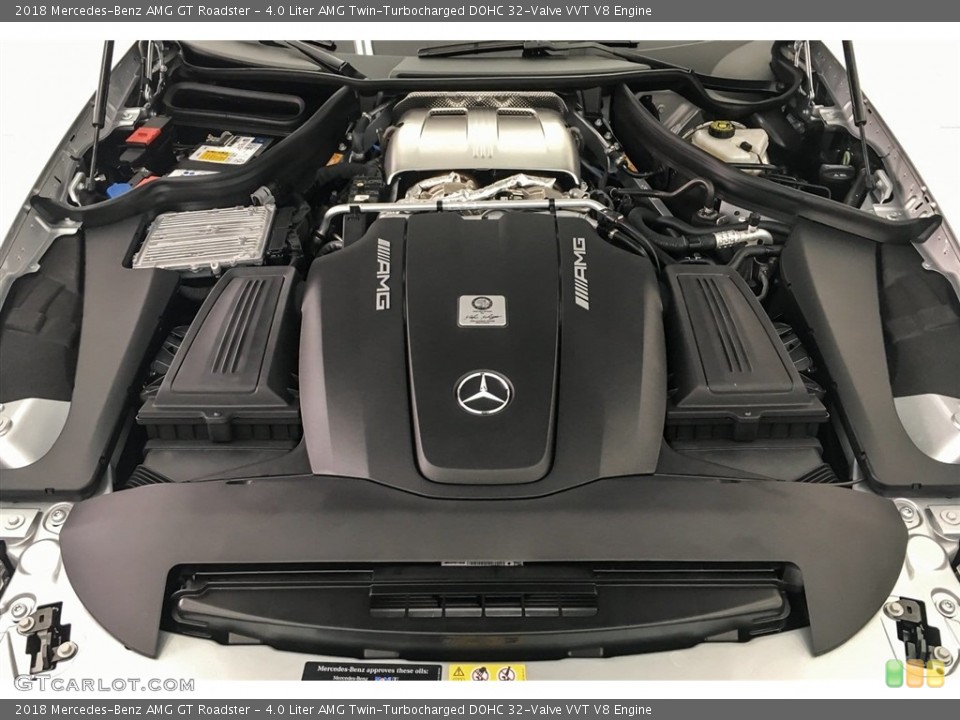 4.0 Liter AMG Twin-Turbocharged DOHC 32-Valve VVT V8 Engine for the 2018 Mercedes-Benz AMG GT #126993722
