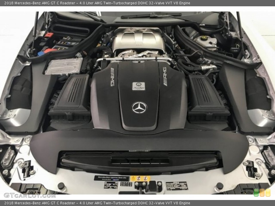 4.0 Liter AMG Twin-Turbocharged DOHC 32-Valve VVT V8 Engine for the 2018 Mercedes-Benz AMG GT #126995372