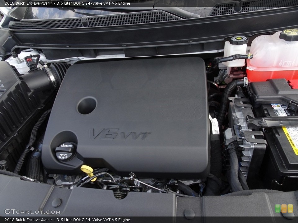 3.6 Liter DOHC 24-Valve VVT V6 2018 Buick Enclave Engine