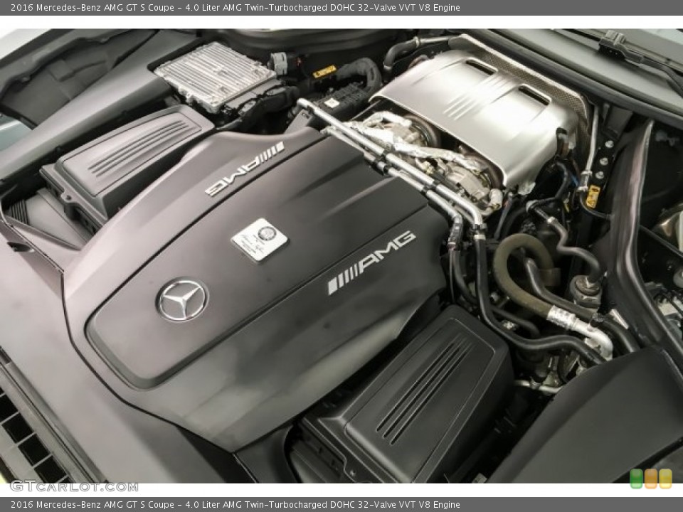 4.0 Liter AMG Twin-Turbocharged DOHC 32-Valve VVT V8 Engine for the 2016 Mercedes-Benz AMG GT S #127278346