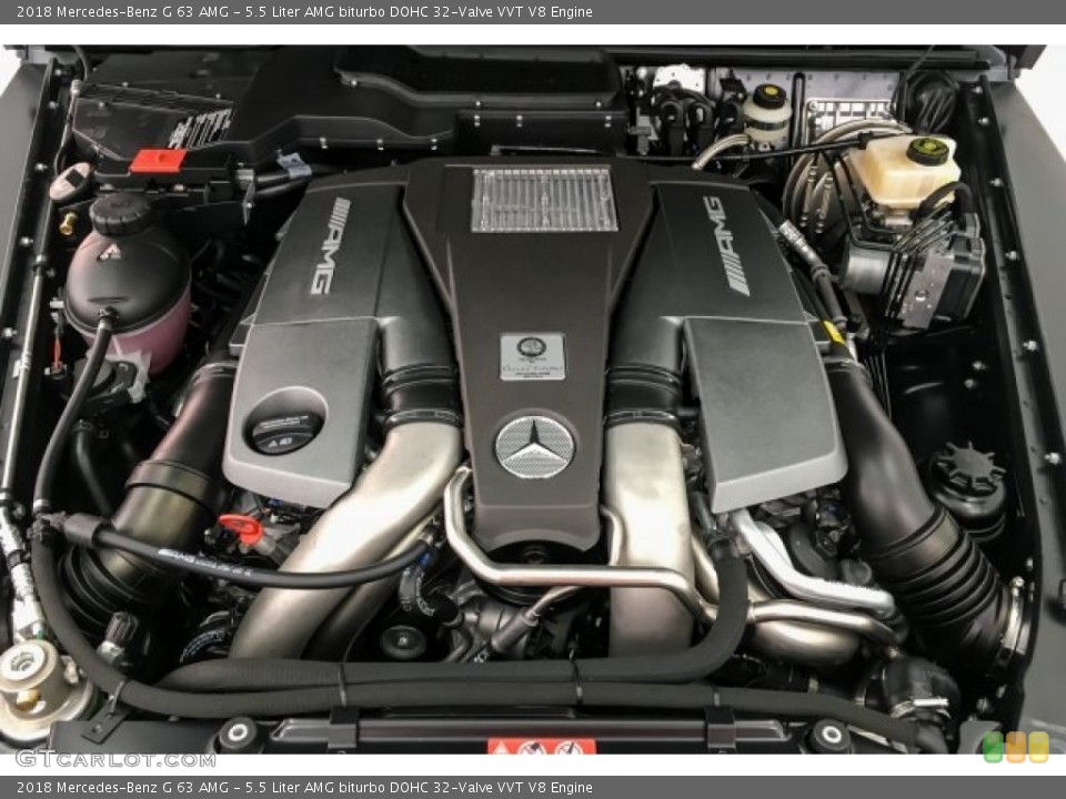 5.5 Liter AMG biturbo DOHC 32-Valve VVT V8 Engine for the 2018 Mercedes-Benz G #127349066