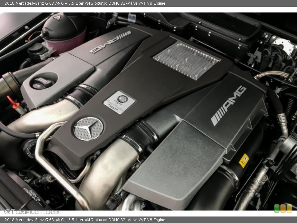 5.5 Liter AMG biturbo DOHC 32-Valve VVT V8 Engine for the 2018 Mercedes-Benz G #127349483