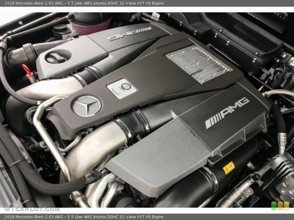 5.5 Liter AMG biturbo DOHC 32-Valve VVT V8 Engine for the 2018 Mercedes-Benz G #127350062