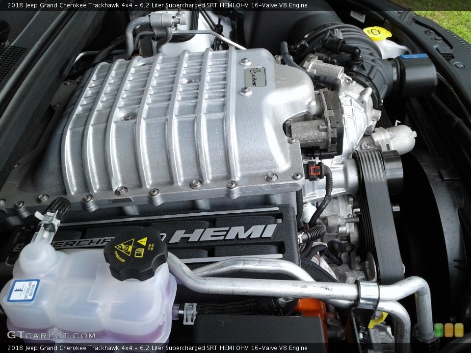 6.2 Liter Supercharged SRT HEMI OHV 16-Valve V8 Engine for the 2018 Jeep Grand Cherokee #127397570