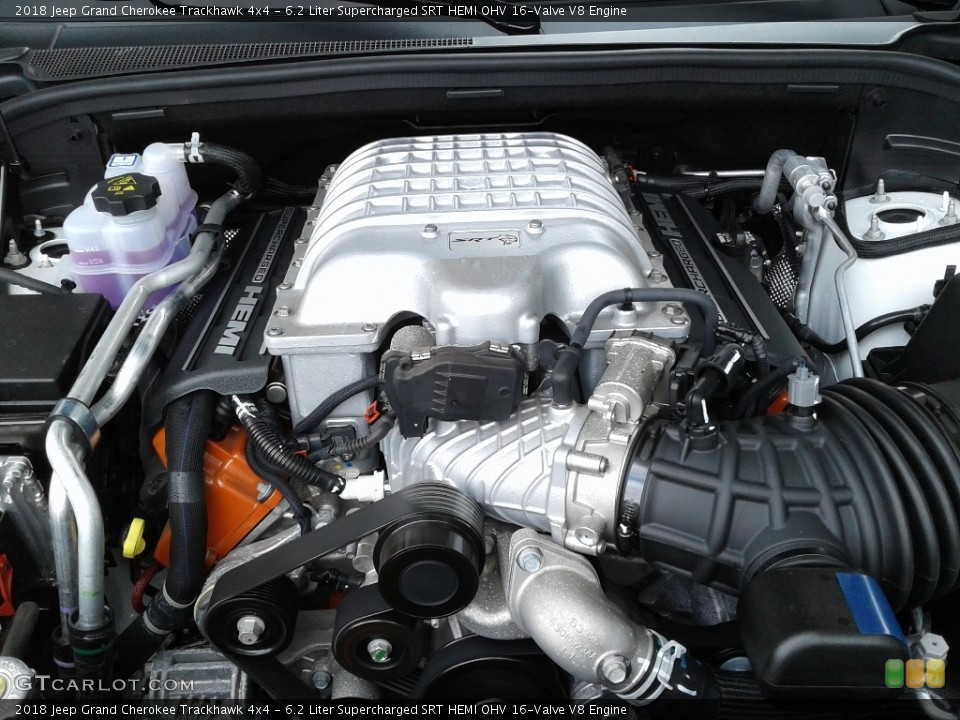 6.2 Liter Supercharged SRT HEMI OHV 16-Valve V8 Engine for the 2018 Jeep Grand Cherokee #127397597