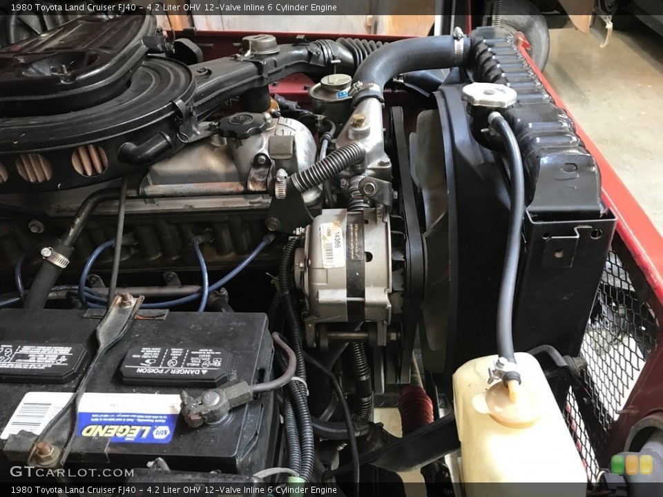 4.2 Liter OHV 12-Valve Inline 6 Cylinder Engine for the 1980 Toyota Land Cruiser #127442975