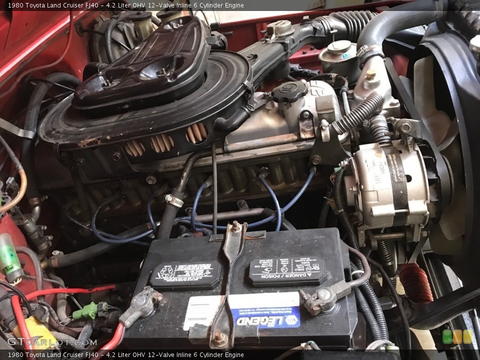 4.2 Liter OHV 12-Valve Inline 6 Cylinder Engine for the 1980 Toyota Land Cruiser #127443005