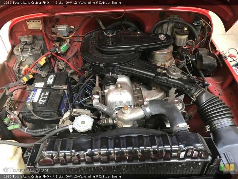 4.2 Liter OHV 12-Valve Inline 6 Cylinder Engine for the 1980 Toyota Land Cruiser #127443062