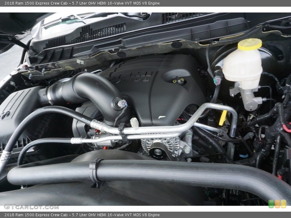 5.7 Liter OHV HEMI 16-Valve VVT MDS V8 2018 Ram 1500 Engine