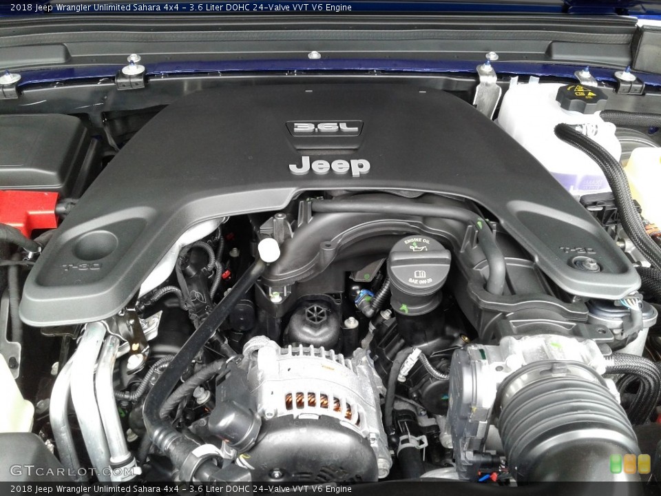 3.6 Liter DOHC 24-Valve VVT V6 Engine for the 2018 Jeep Wrangler Unlimited #127515686