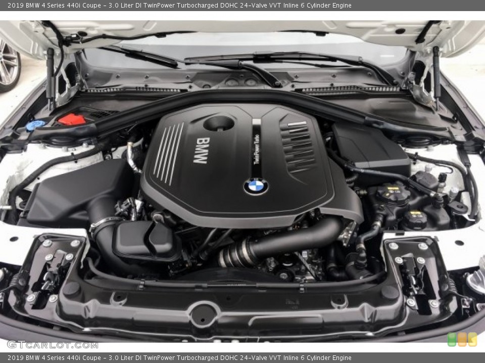 3.0 Liter DI TwinPower Turbocharged DOHC 24-Valve VVT Inline 6 Cylinder 2019 BMW 4 Series Engine