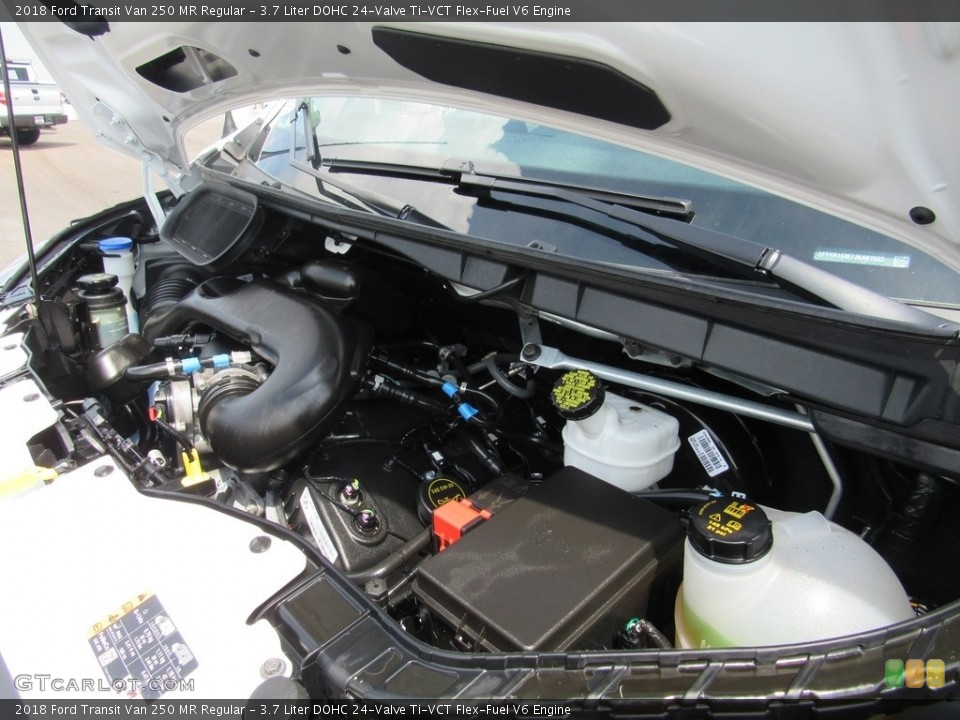 3.7 Liter DOHC 24-Valve Ti-VCT Flex-Fuel V6 Engine for the 2018 Ford Transit #127563468