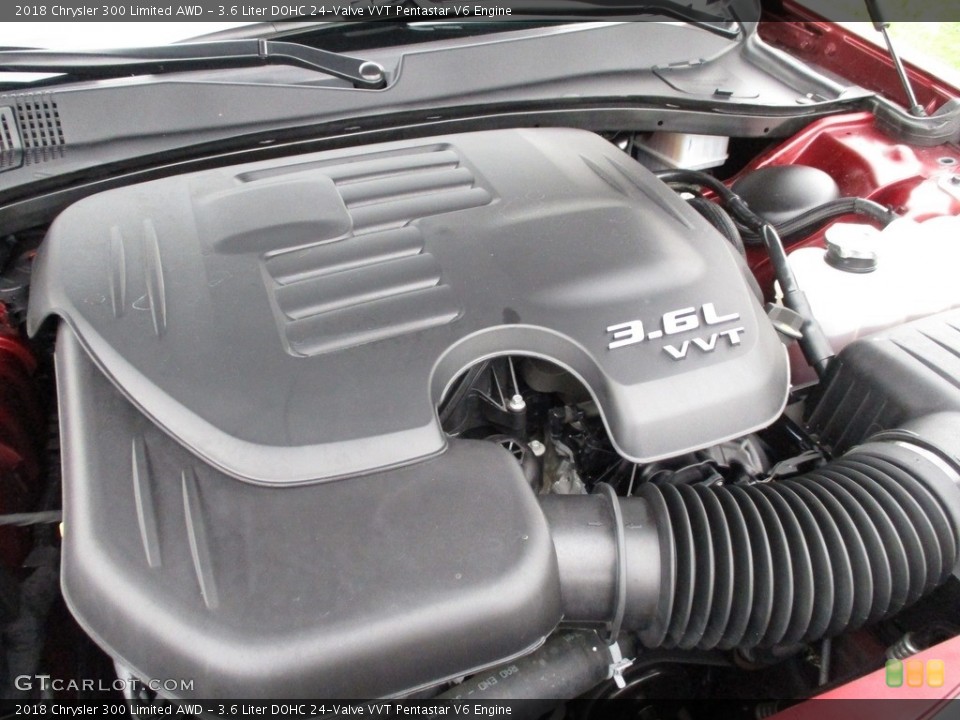3.6 Liter DOHC 24-Valve VVT Pentastar V6 2018 Chrysler 300 Engine