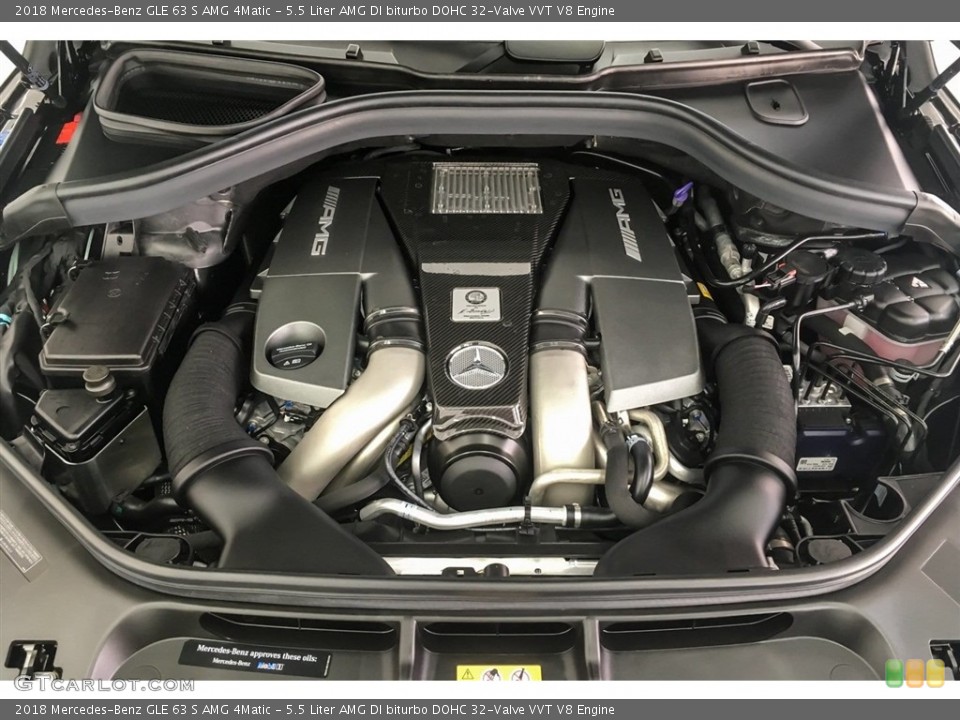 5.5 Liter AMG DI biturbo DOHC 32-Valve VVT V8 Engine for the 2018 Mercedes-Benz GLE #127626793