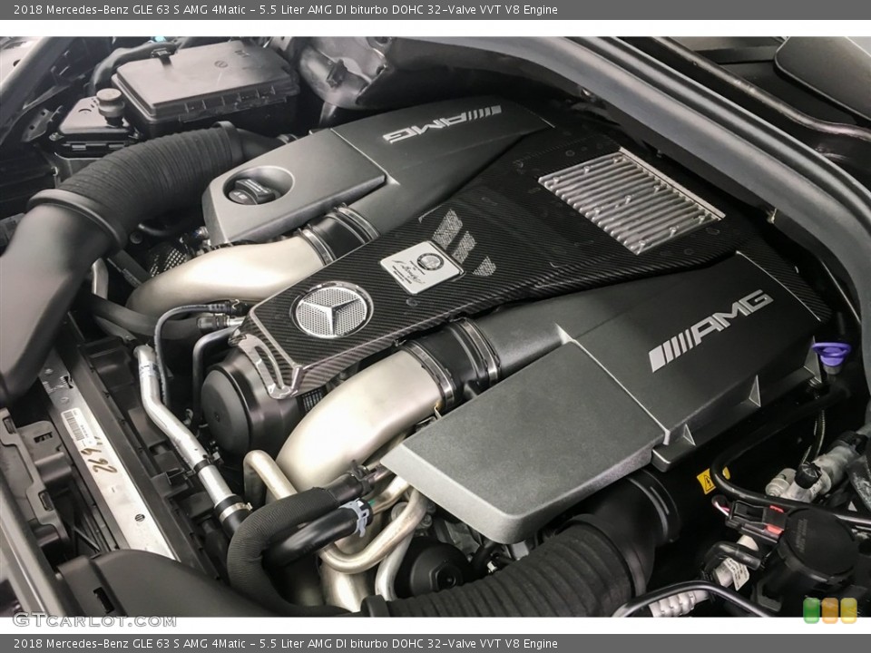 5.5 Liter AMG DI biturbo DOHC 32-Valve VVT V8 Engine for the 2018 Mercedes-Benz GLE #127627317