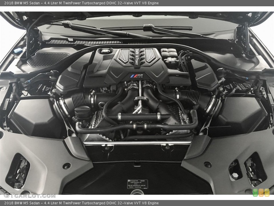 4.4 Liter M TwinPower Turbocharged DOHC 32-Valve VVT V8 Engine for the 2018 BMW M5 #127680903