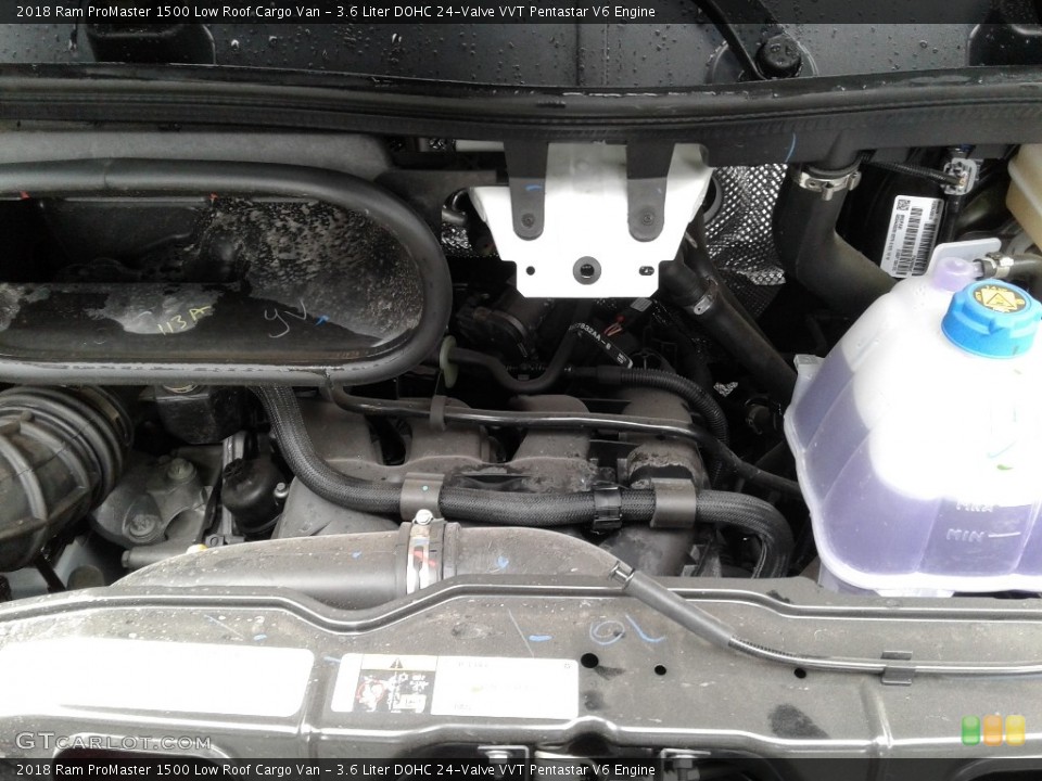 3.6 Liter DOHC 24-Valve VVT Pentastar V6 2018 Ram ProMaster Engine