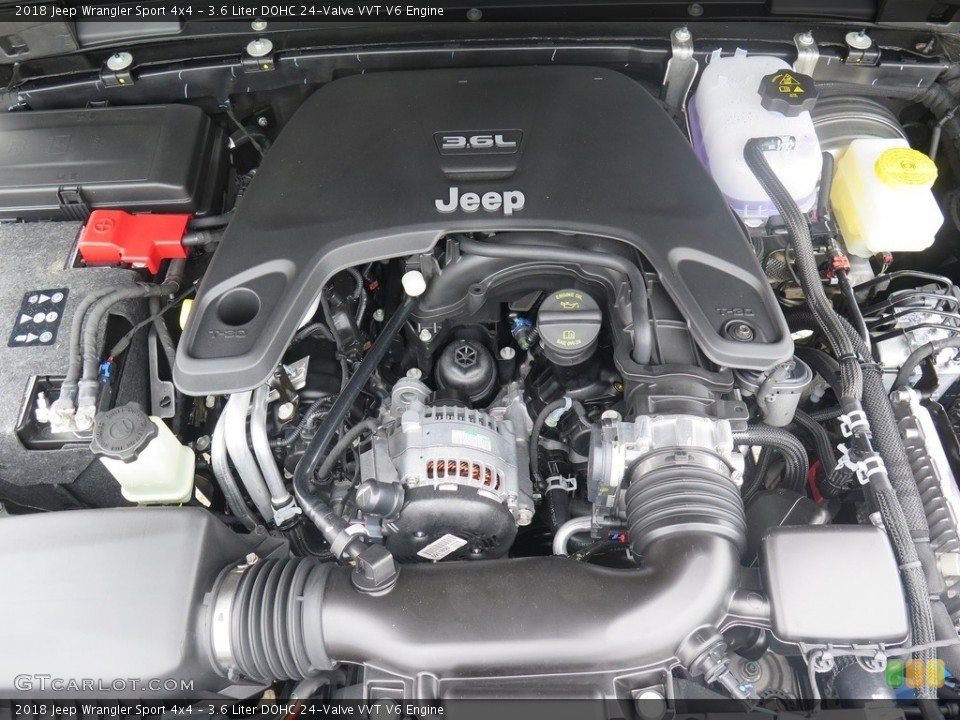3.6 Liter DOHC 24-Valve VVT V6 Engine for the 2018 Jeep Wrangler #127701546