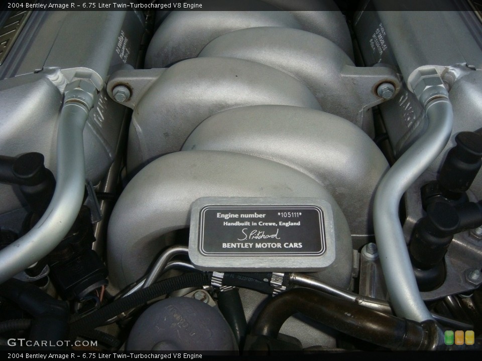 6.75 Liter Twin-Turbocharged V8 Engine for the 2004 Bentley Arnage #127764611