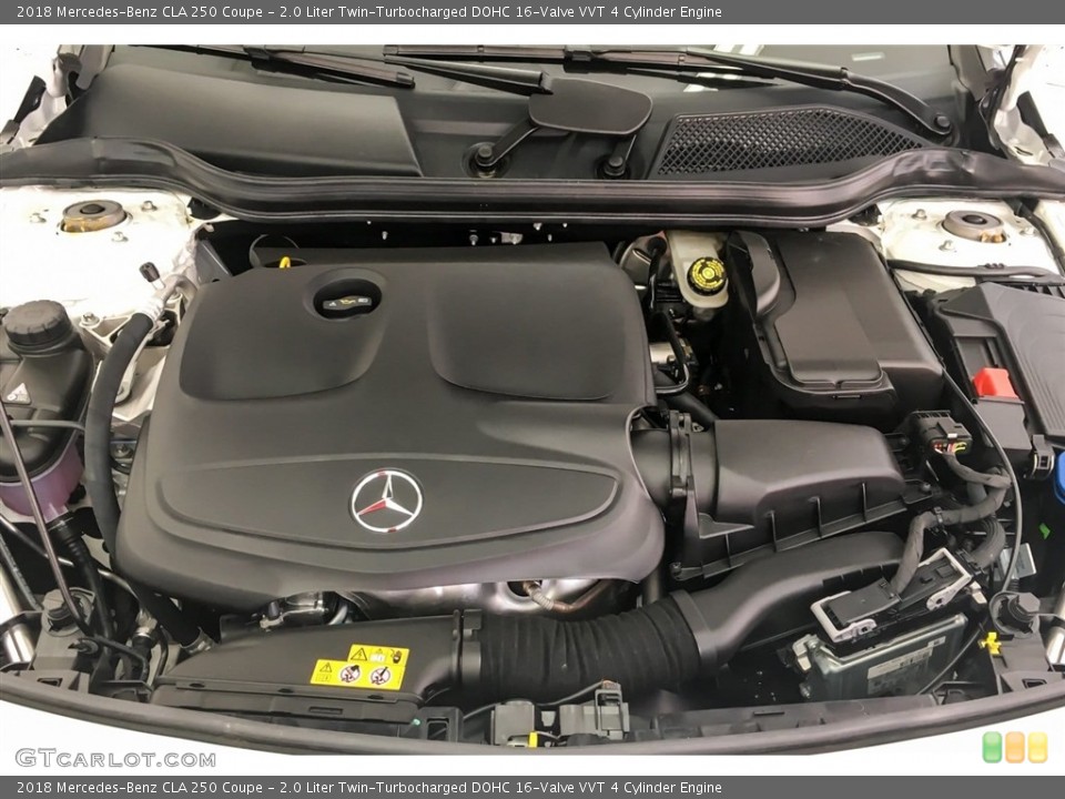 2.0 Liter Twin-Turbocharged DOHC 16-Valve VVT 4 Cylinder Engine for the 2018 Mercedes-Benz CLA #127869018