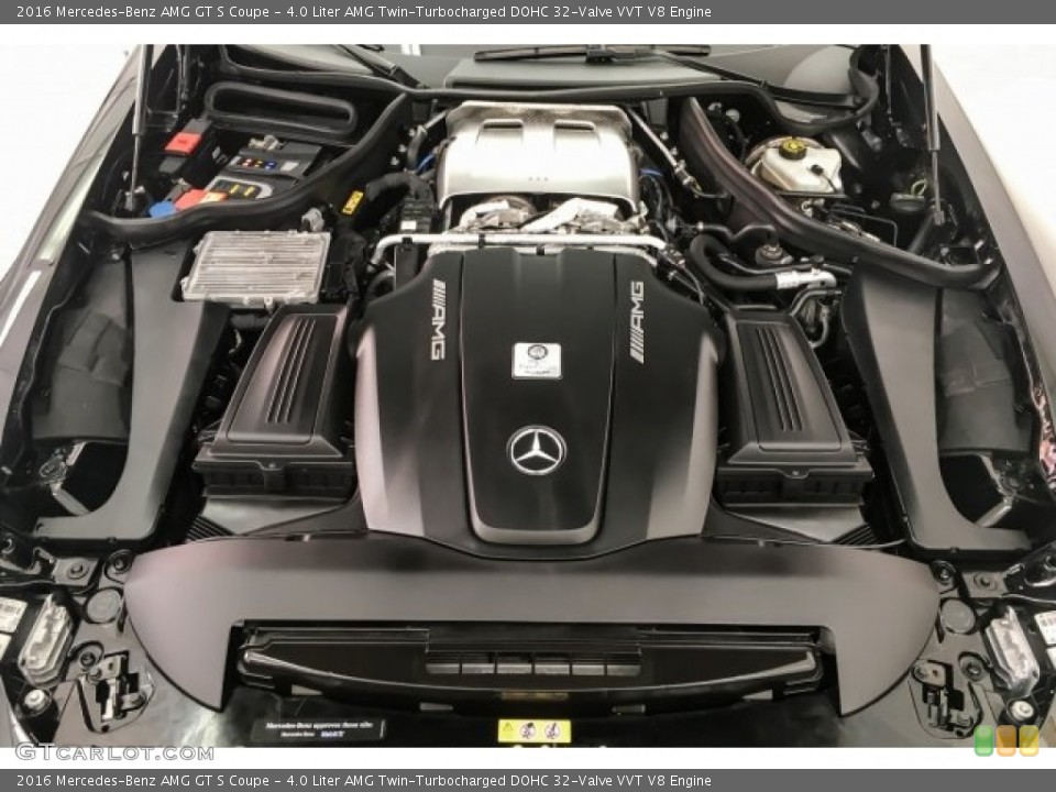 4.0 Liter AMG Twin-Turbocharged DOHC 32-Valve VVT V8 Engine for the 2016 Mercedes-Benz AMG GT S #128062259