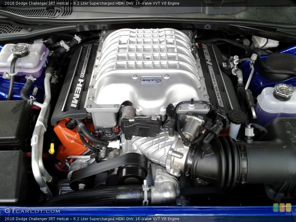 6.2 Liter Supercharged HEMI OHV 16-Valve VVT V8 Engine for the 2018 Dodge Challenger #128100479