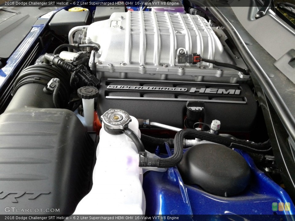6.2 Liter Supercharged HEMI OHV 16-Valve VVT V8 Engine for the 2018 Dodge Challenger #128100509