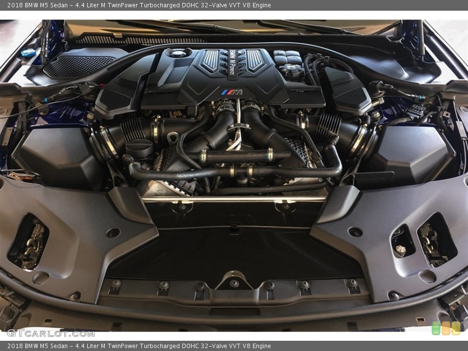 4.4 Liter M TwinPower Turbocharged DOHC 32-Valve VVT V8 Engine for the 2018 BMW M5 #128142076