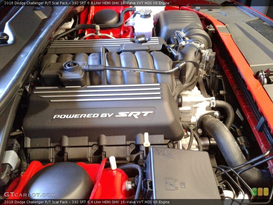 392 SRT 6.4 Liter HEMI OHV 16-Valve VVT MDS V8 Engine for the 2018 Dodge Challenger #128159232