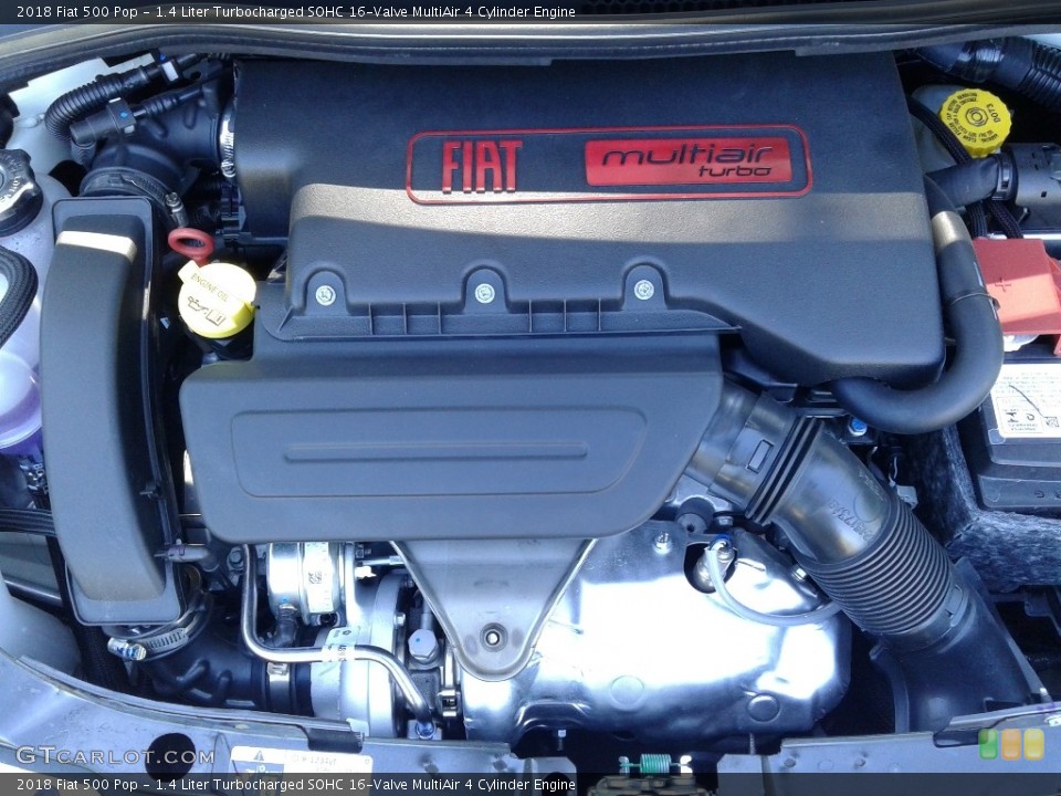 1.4 Liter Turbocharged SOHC 16-Valve MultiAir 4 Cylinder Engine for the 2018 Fiat 500 #128163900