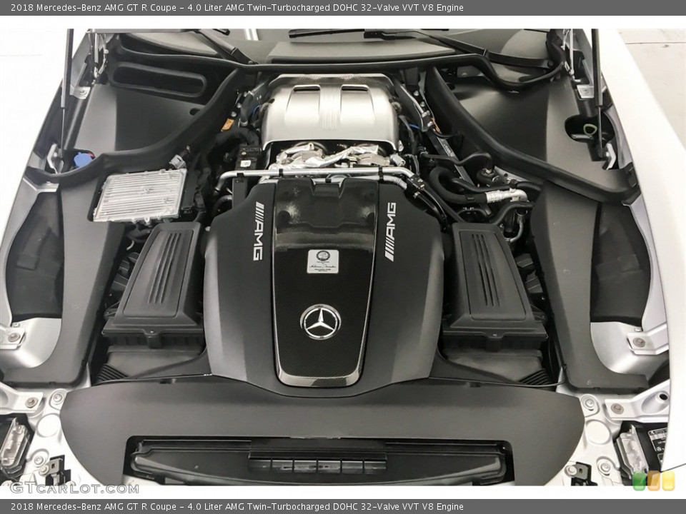 4.0 Liter AMG Twin-Turbocharged DOHC 32-Valve VVT V8 Engine for the 2018 Mercedes-Benz AMG GT #128198685