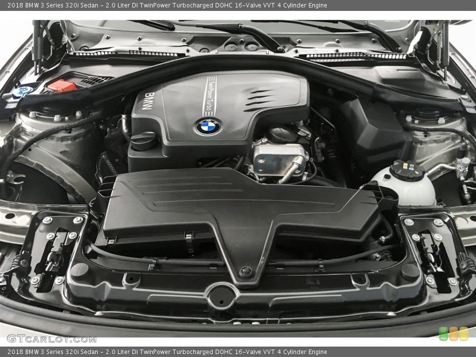 2.0 Liter DI TwinPower Turbocharged DOHC 16-Valve VVT 4 Cylinder 2018 BMW 3 Series Engine