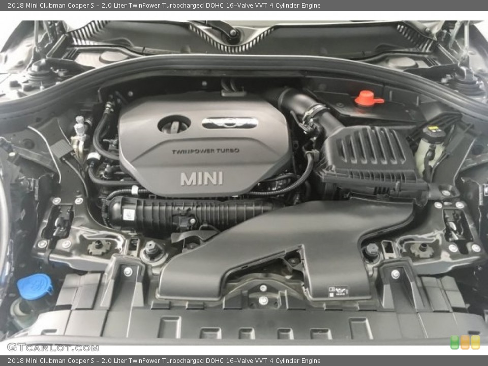 2.0 Liter TwinPower Turbocharged DOHC 16-Valve VVT 4 Cylinder 2018 Mini Clubman Engine