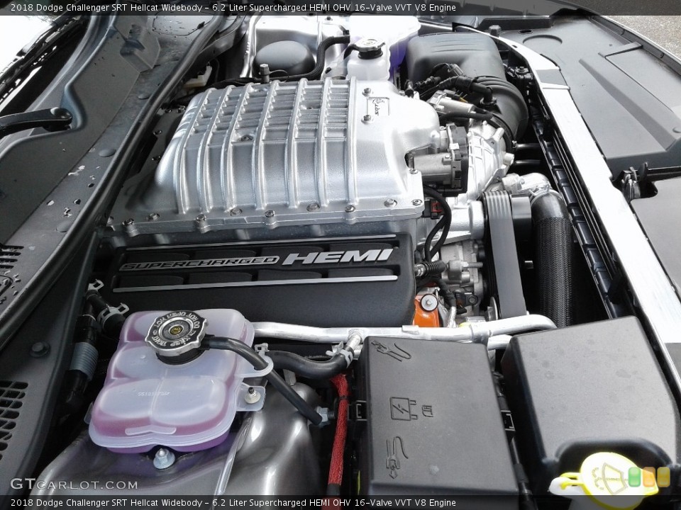 6.2 Liter Supercharged HEMI OHV 16-Valve VVT V8 Engine for the 2018 Dodge Challenger #128271767