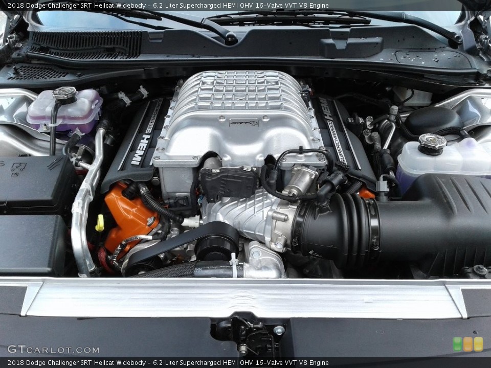 6.2 Liter Supercharged HEMI OHV 16-Valve VVT V8 Engine for the 2018 Dodge Challenger #128271782