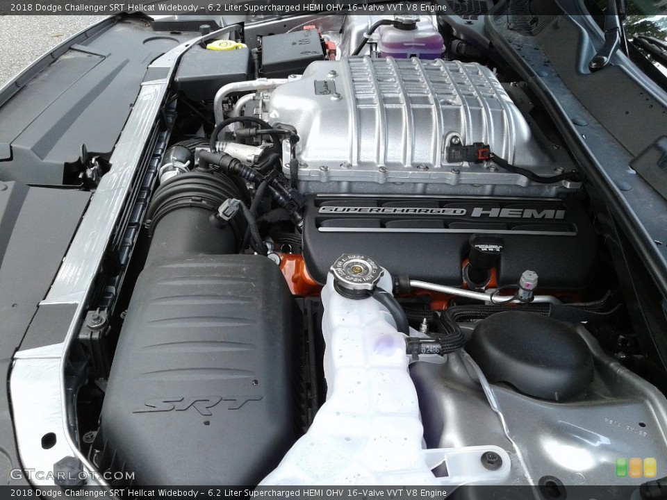 6.2 Liter Supercharged HEMI OHV 16-Valve VVT V8 Engine for the 2018 Dodge Challenger #128271803