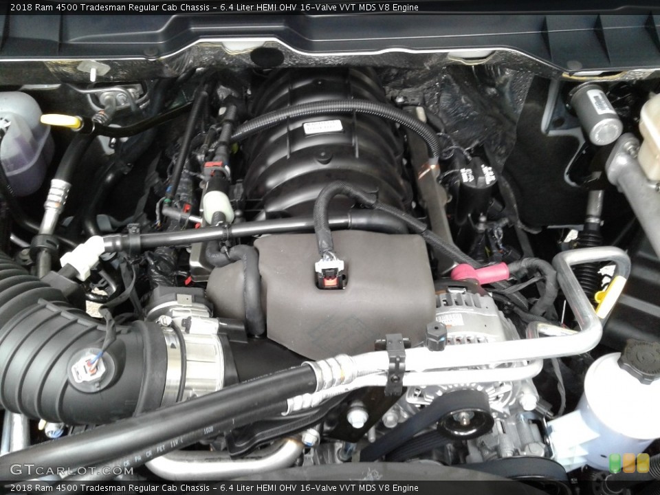 6.4 Liter HEMI OHV 16-Valve VVT MDS V8 2018 Ram 4500 Engine