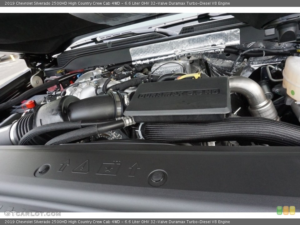 6.6 Liter OHV 32-Valve Duramax Turbo-Diesel V8 2019 Chevrolet Silverado 2500HD Engine