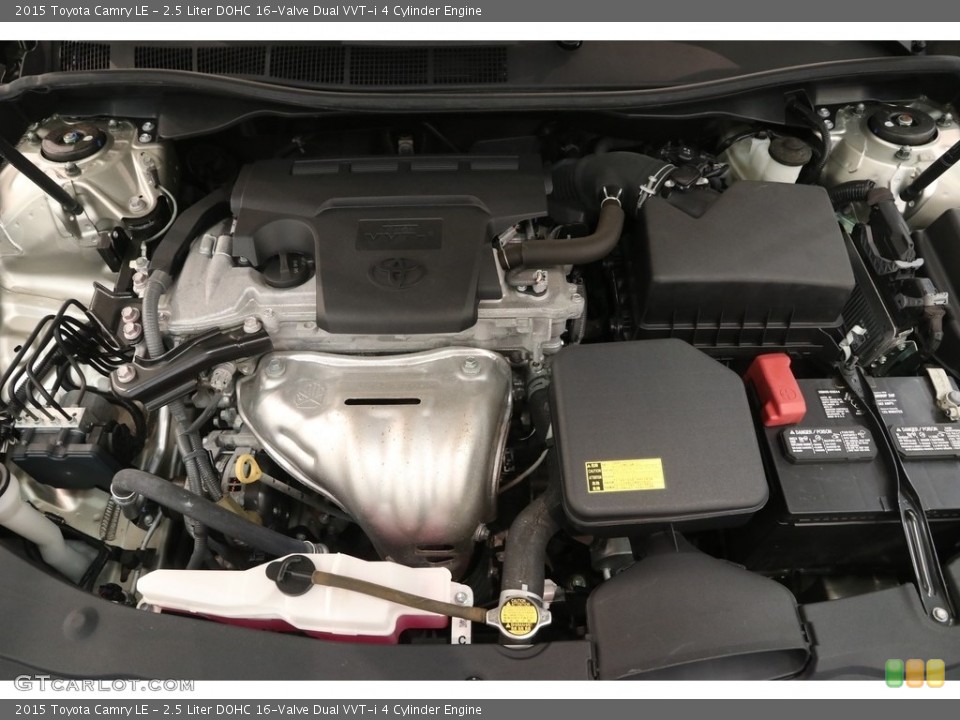 2.5 Liter DOHC 16-Valve Dual VVT-i 4 Cylinder 2015 Toyota Camry Engine