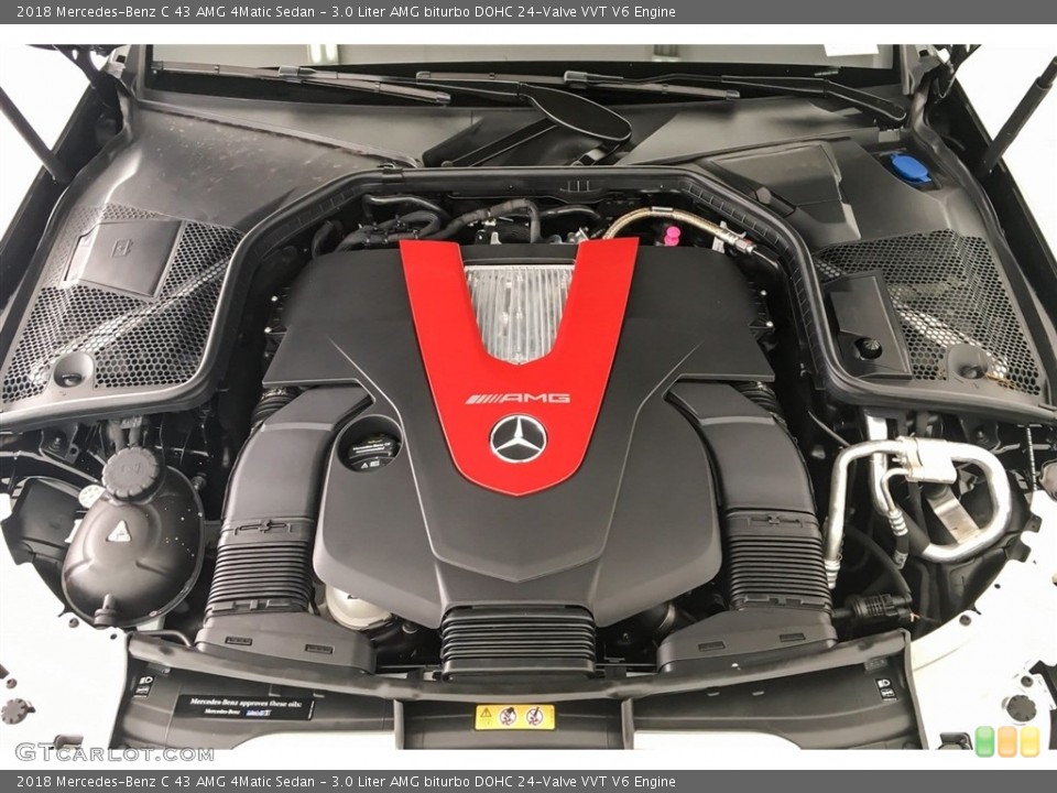 3.0 Liter AMG biturbo DOHC 24-Valve VVT V6 Engine for the 2018 Mercedes-Benz C #128381916