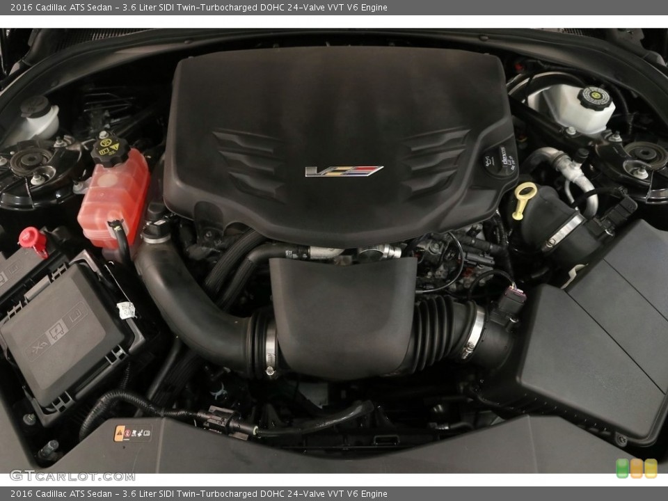 3.6 Liter SIDI Twin-Turbocharged DOHC 24-Valve VVT V6 2016 Cadillac ATS Engine