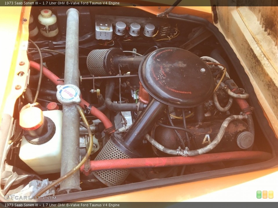 1.7 Liter OHV 8-Valve Ford Taunus V4 1973 Saab Sonett Engine