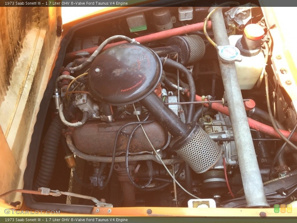 1.7 Liter OHV 8-Valve Ford Taunus V4 Engine for the 1973 Saab Sonett #128538102
