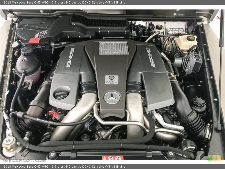 5.5 Liter AMG biturbo DOHC 32-Valve VVT V8 Engine for the 2018 Mercedes-Benz G #128568839
