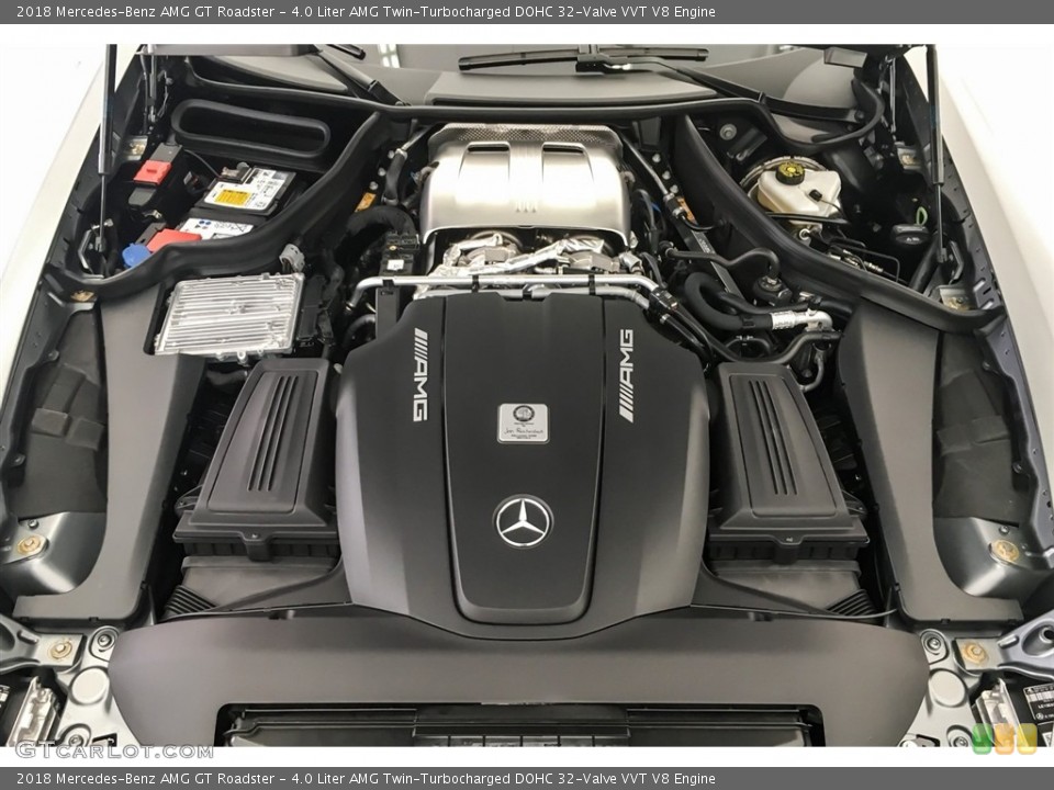 4.0 Liter AMG Twin-Turbocharged DOHC 32-Valve VVT V8 Engine for the 2018 Mercedes-Benz AMG GT #128592367