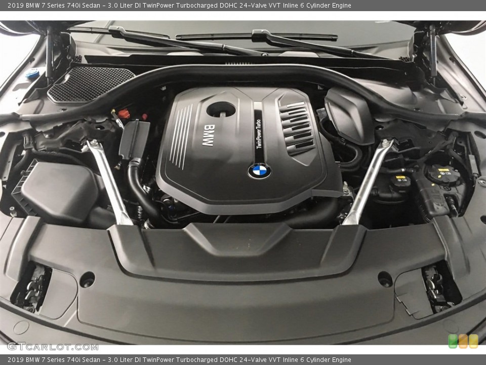 3.0 Liter DI TwinPower Turbocharged DOHC 24-Valve VVT Inline 6 Cylinder Engine for the 2019 BMW 7 Series #128656600